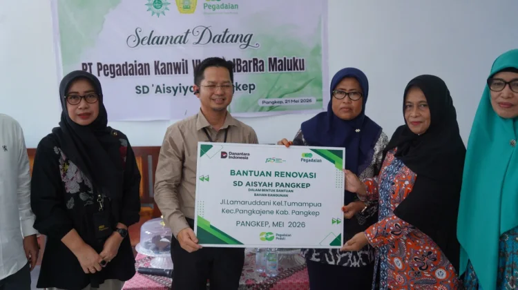 Pegadaian Bantu Renovasi SD Aisyiyah Pangkep