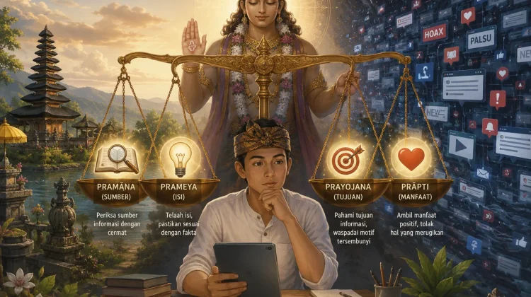 Empat Timbangan Kebenaran Hindu Jadi Pedoman Hadapi Informasi Digital