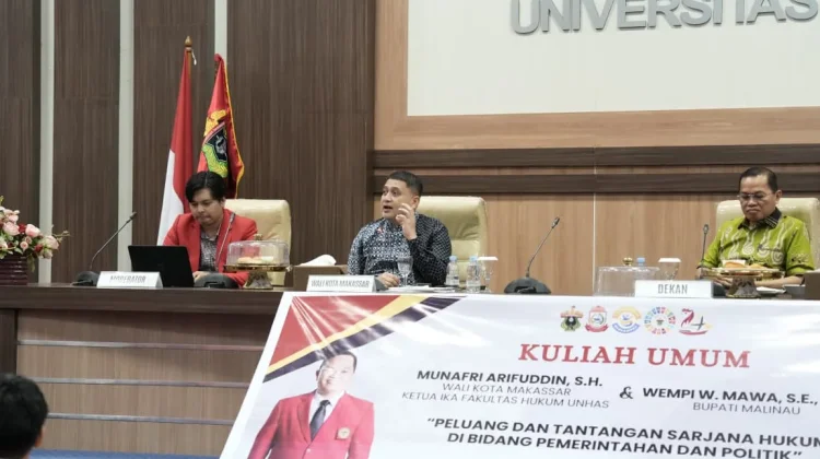 Munafri Cerita Perjuangan dari Penyiar Radio hingga Wali Kota Makassar di FH Unhas