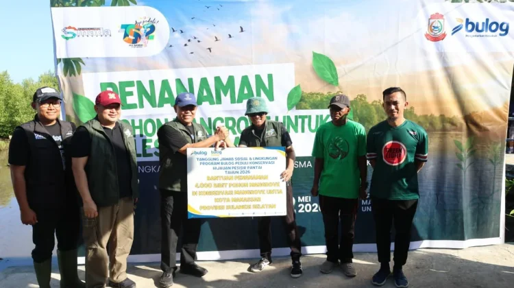 Perkuat Komitmen Sosial dan Lingkungan, BULOG Tanam 4.000 Mangrove