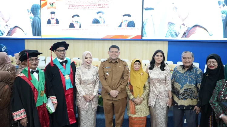 Pengukuhan Dua Guru Besar Unhas, Munafri Apresiasi Inovasi Pangan
