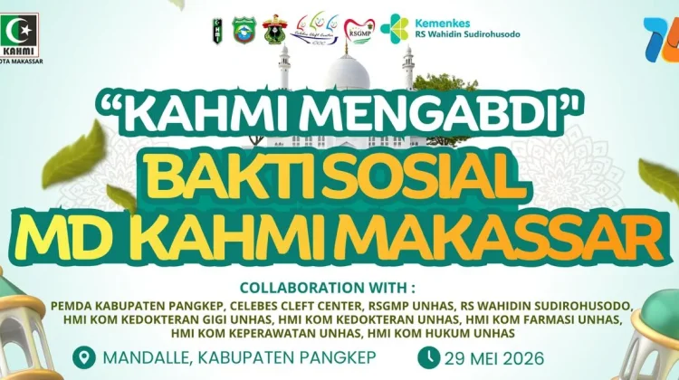 KAHMI Makassar Gelar Baksos Kesehatan Sambut Milad Ke-60