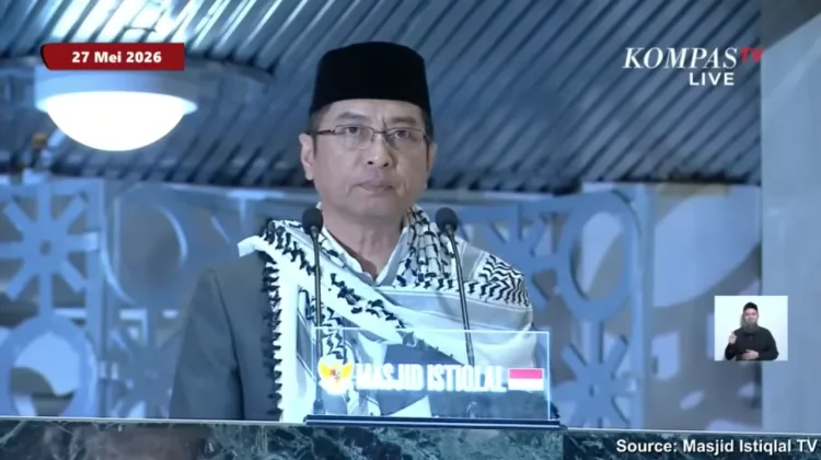 Rektor UIN Alauddin Jadi Khatib Iduladha di Masjid Istiqlal