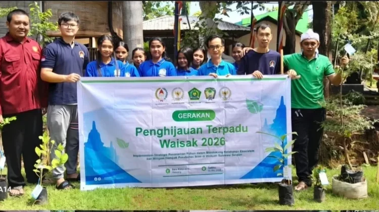 Bimas Buddha Sulsel Perkuat Ekoteologi lewat Penanaman Pohon Waisak di Gowa