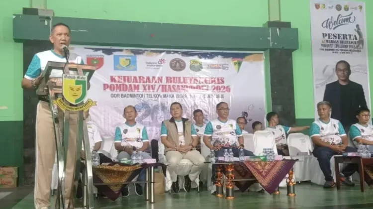 Berbagai Club Bulutangkis Daerah Mengikuti Kejuaraan Pomdam XIV/Hasanuddin