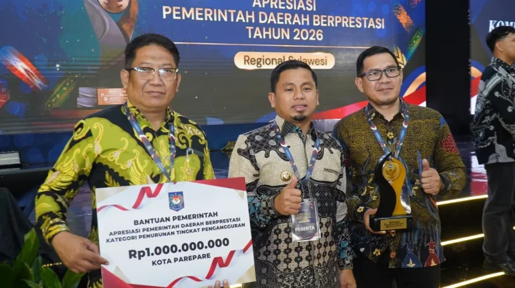 Parepare Raih Prestasi Penurunan Tingkat Pengangguran