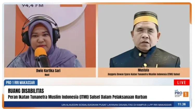 Tunanetra ITMI Sulsel Kelola Kurban Secara Mandiri
