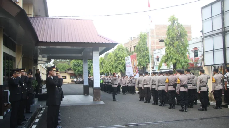 Polres Parepare Gelar Upacara Hari Lahir Pancasila