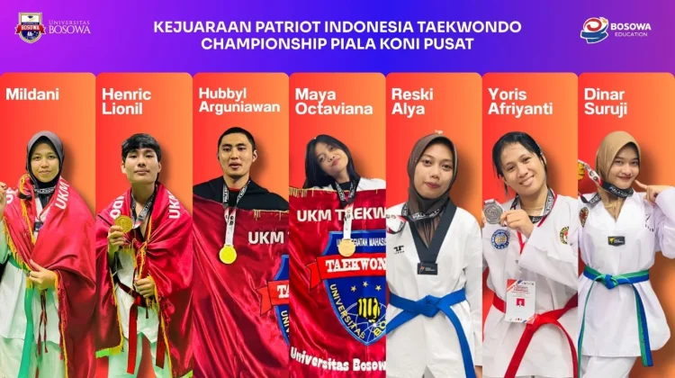 Tujuh Atlet Unibos Borong Medali Taekwondo