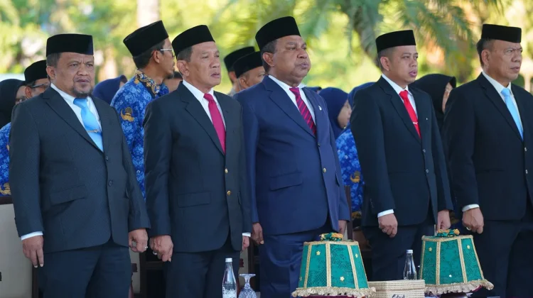 Kemenkum Sulsel Hadiri Upacara Hari Lahir Pancasila, Gubernur Tekankan Persatuan