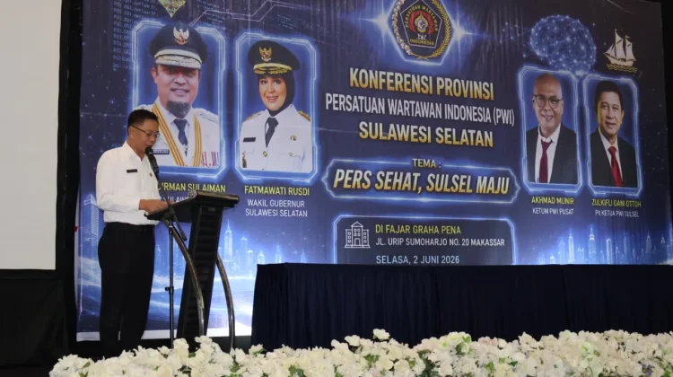 Pemprov Sulsel Apresiasi PWI dalam Menjaga Ruang Informasi Publik yang Sehat