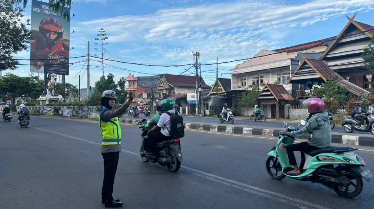 Strong Point Pagi, Wujud Kehadiran Polres Gowa Berikan Rasa Aman kepada Masyarakat