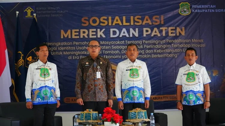 Kemenkum Sulsel Sosialisasikan Merek dan Paten di Sidrap