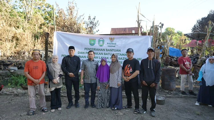 Kolaborasi BAZNAS, Kodim 1405 dan Pemkot Parepare Hadirkan Rumah Layak Huni