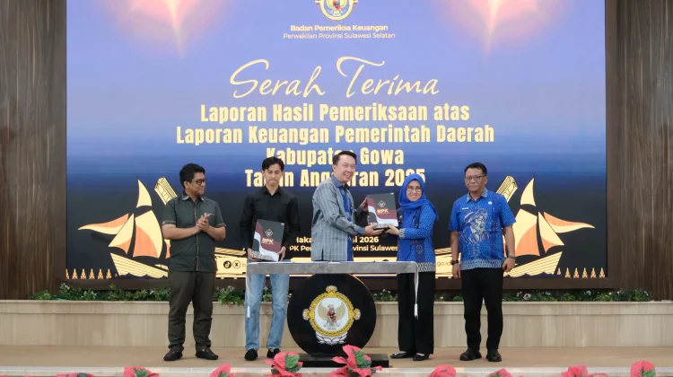 Pemkab Gowa Raih Opini WTP Ke-14 Kalinya dari BPK RI