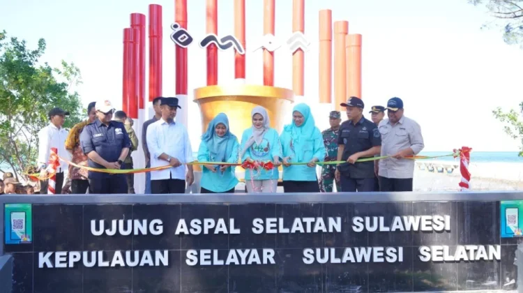 Gubernur Sulsel Resmikan Titik Nol Ujung Selatan Sulawesi di Selayar