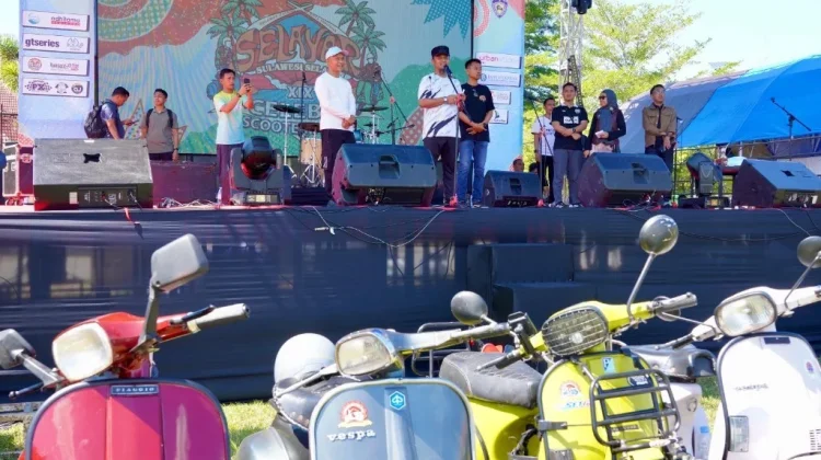 Resmikan CSP XIX di Selayar, Bupati Natsir Ali: Satu Vespa Sejuta Saudara