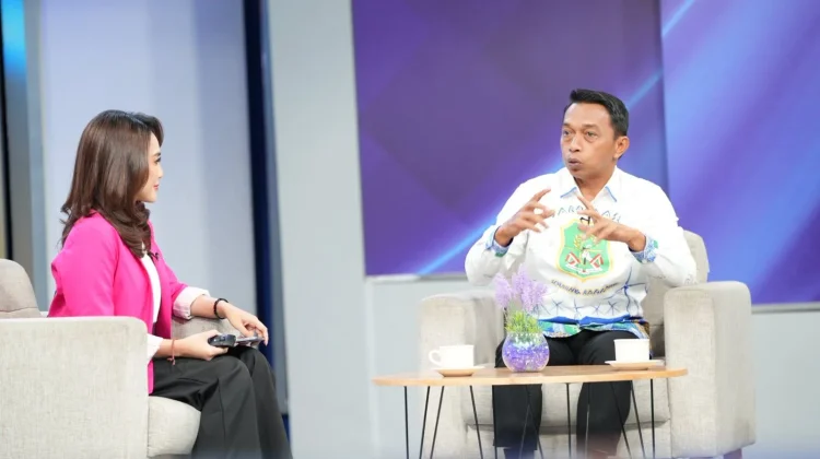 Bupati Sidrap Paparkan Strategi Pangan di Salah Satu TV Nasional