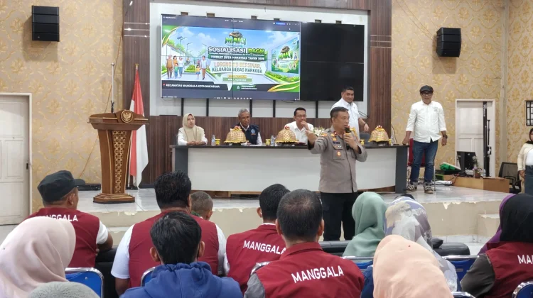 Kapolsek Manggala Bersama MAKI Sulsel Nyatakan Perang Melawan Narkoba