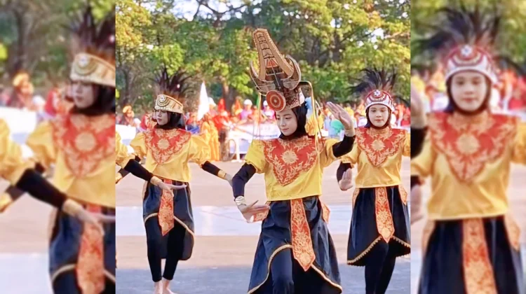 Tari Harmoni Nusantara Memukau Para Penonton Pembukaan O2SN di Karebosi Makassar