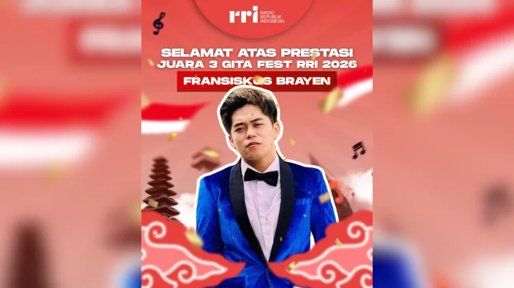 Brayen, Perwakilan RRI Makassar Juara 3 Gita Fest RRI 2026