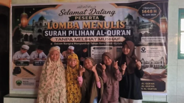 Lomba Tulis Al-Qur’an Tanpa Mushaf Sambut Tahun Baru Islam