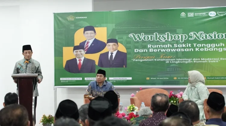 Menag Tekankan Moderasi Beragama di Lingkungan Rumah Sakit UIN Alauddin