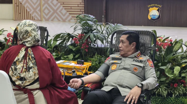 Bakti Kesehatan Polda Sulsel Menjelang HUT Bhayangkari Ke-80