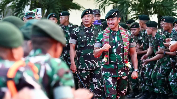 Danpussenif Apresiasi Prajurit Yonif 700, Tegaskan Jiwa Petarung