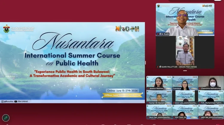 FKM Unhas Gelar Nusantara International Summer Course on Public Health 2026