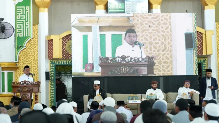 Tabligh Akbar Masjid Agung, Bupati Sidrap Tampil Berpidato Bahasa Arab