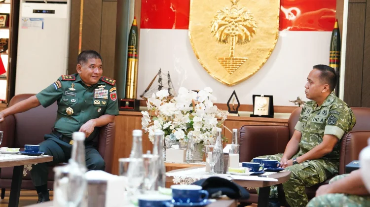Kadilmil III-16 Makassar Kunjungan ke Kodam XIV/Hasanuddin
