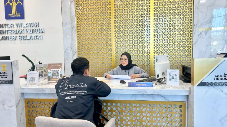 Kemenkum Sulsel Berikan Layanan AHU, Laporan Tahunan PT dan Apostille