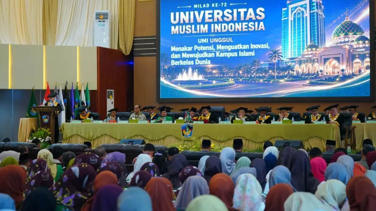 Kemenkum Sulsel Hadiri Sidang Senat Terbuka Luar Biasa Milad ke-72 UMI