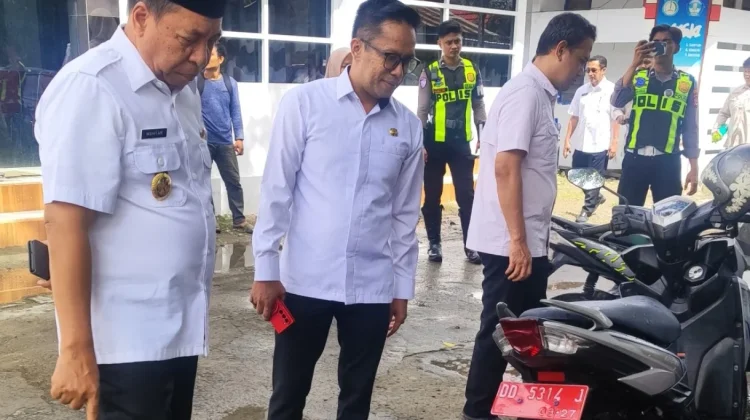 Wabup Selayar Sidak Kendaraan ASN di Dua OPD