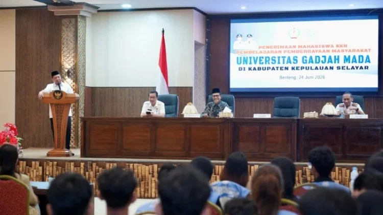 Sebanyak 56 Mahasiswa KKN-PPM UGM Diterima Pemkab Selayar