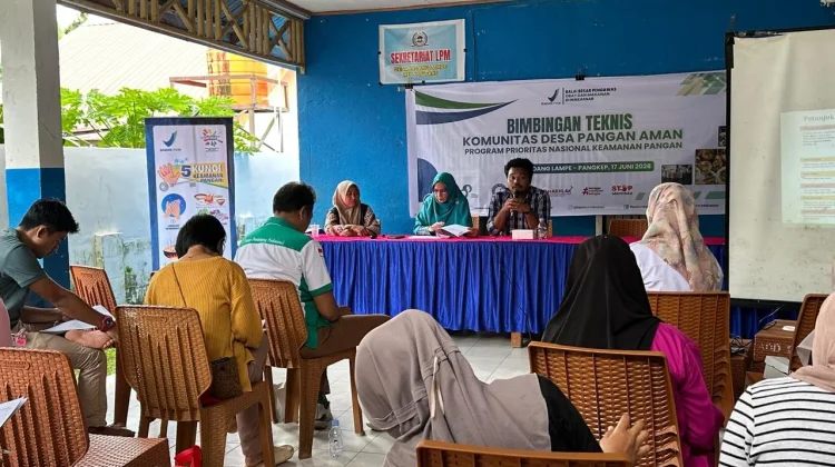 Edukasi Keamanan Pangan, BBPOM Makassar Perkuat Peran Komunitas Desa Padanglampe