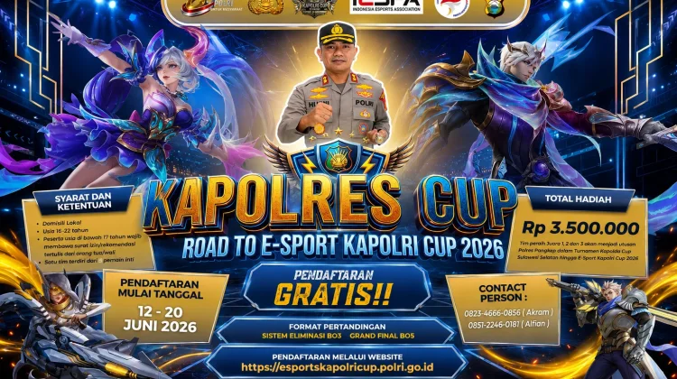 E-Sport Indonesia ESI Pangkep, Siapkan Kapolres Cup 2026