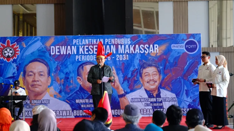 Munafri Lantik Pengurus DKM 2026–2031, Komitmen Bangun Infrastruktur Seni
