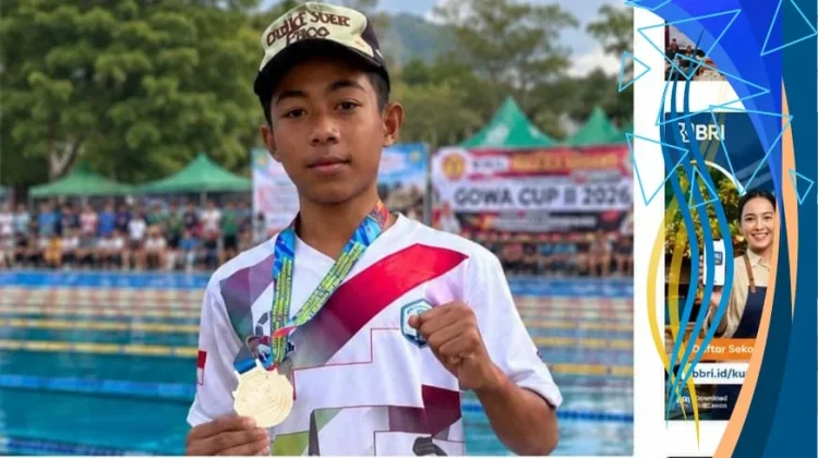 Siswa MTsN 1 Bone Borong Prestasi Renang, Kakan Kemenag Bone Beri Apresiasi