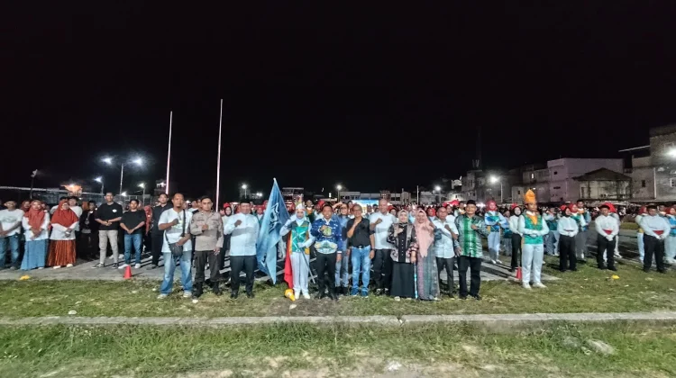 Bupati Sidrap Lepas Marching Band MTs YMPI Rappang ke International Marching Fest