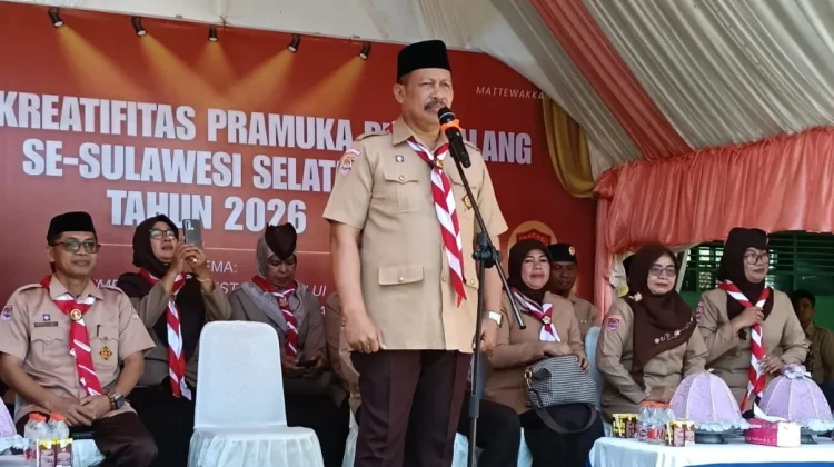 Kakanwil Kemenag Sulsel Buka LKPP Pramuka Penggalang di Jeneponto