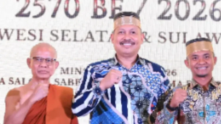 Perayaan Waisak di Bone Jadi Momentum Perkuat Moderasi Beragama