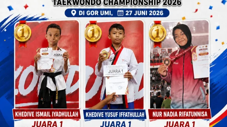 Tiga Siswa MTsN 2 Makassar Borong Gelar Juara di Makassar Open Series 3 Taekwondo