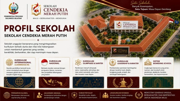 Pemprov Sulsel Buka Pendaftaran Sekolah SCMP, Catat Persyaratannya