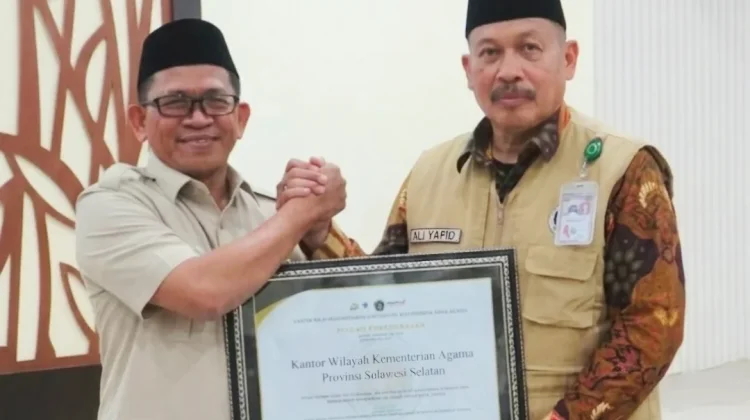 Kemenag Sulsel Masuk Daftar Penerima Penghargaan PPIH Embarkasi Makassar