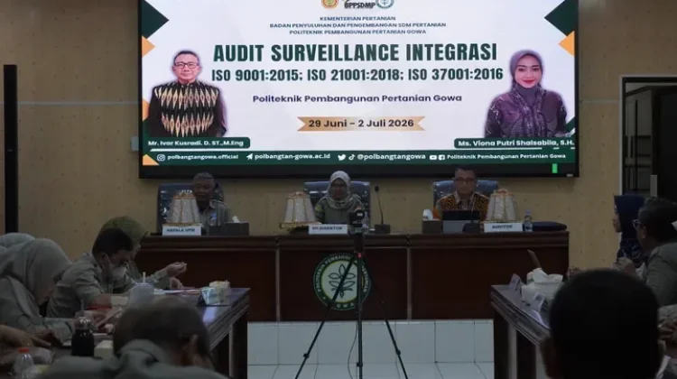 Polbangtan Kementan Jalani Audit Surveillance Integrasi ISO