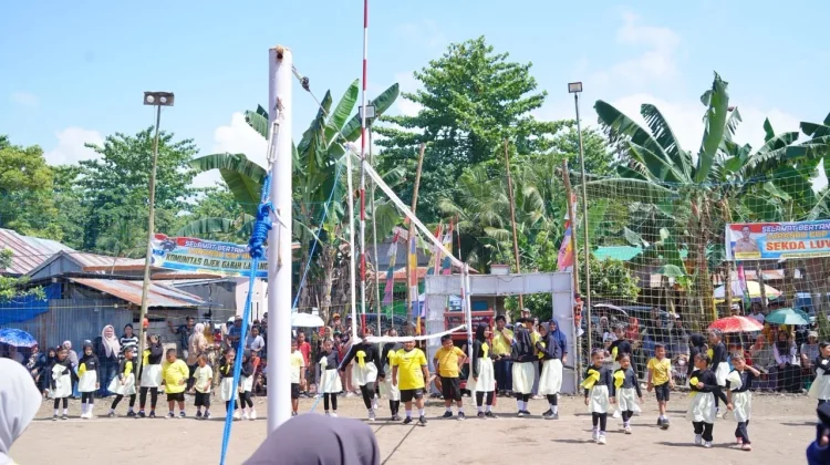 Turnamen Voli Larandu Cup 2026 Ditutup, Bupati Luwu Janjikan Lapangan Permanen