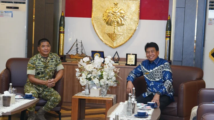 Pangdam Terima Kunjungan Kakanwil DJP Sulselbartra, Perkuat Sinergi Kelembagaan
