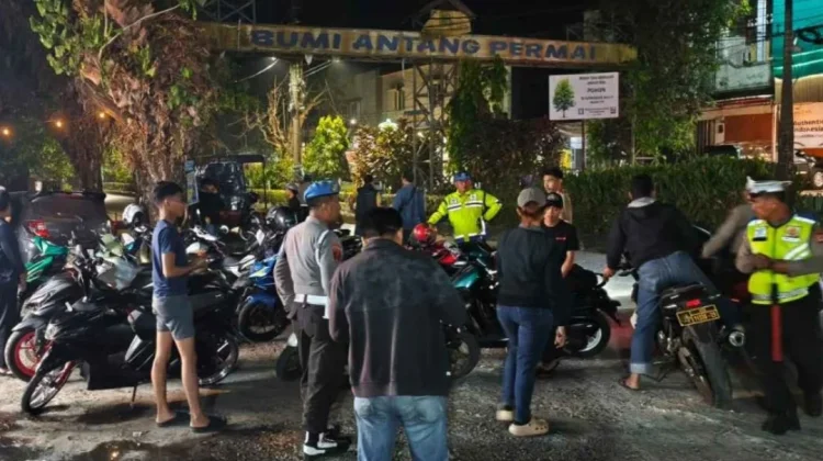 Polsek Manggala Menindak 20 Sepeda Motor Berkenalpot Brong